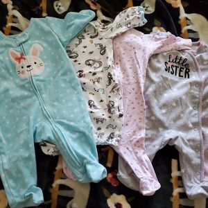 Baby girl clothing lot 0-3 months